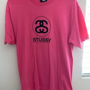 Stussy Pink women’s t shirt